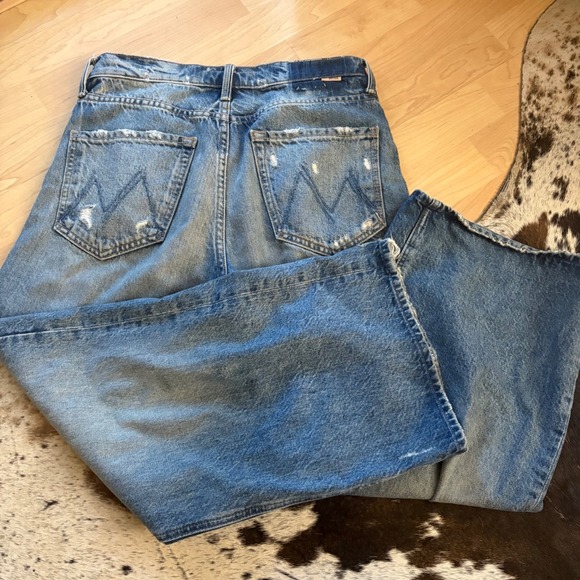 MOTHER SUPERIOR Jeans The Tomcat Roller Shorty in Take Me Higher Size 27 - Picture 9 of 13